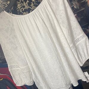 Elegant White  Women's Top